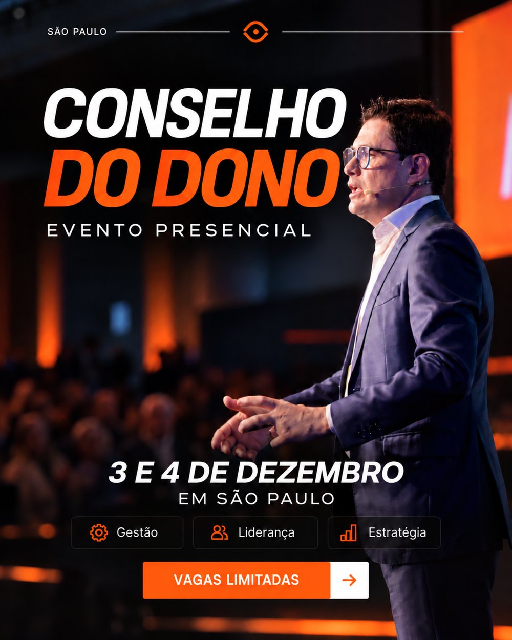 O Conselho do Dono · 4ª edição · 3 e 4 de dezembro em São Paulo